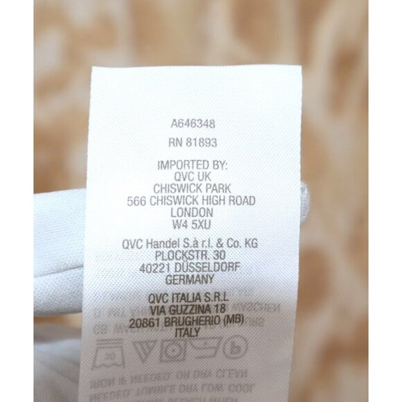 Beautiful By Lawrence Zarian Animal Print Asymmetrical Top M Grannycore - Picture 10 of 10